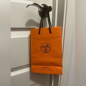 Authentic Hermes shopping bag